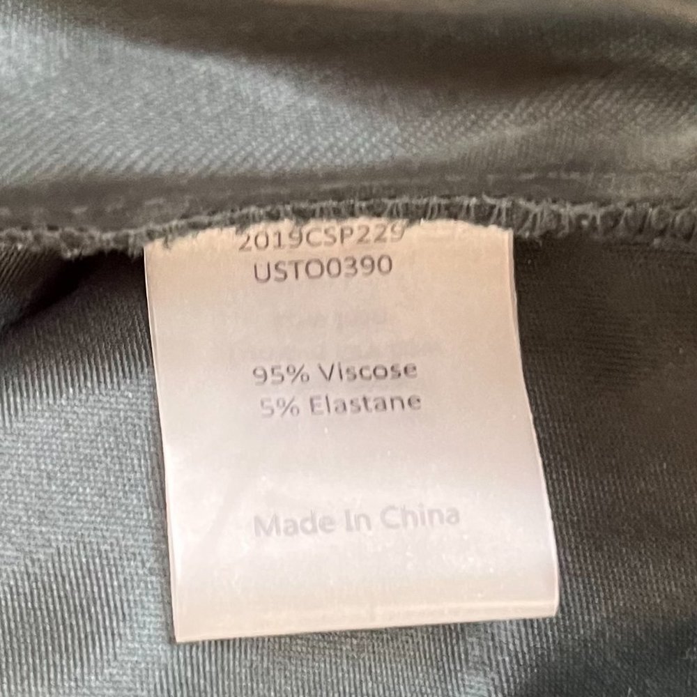 SOLD Universal Standard Green Viscose Sleeveless Tunic Shirt Women's Size Small - Picture 6 of 6